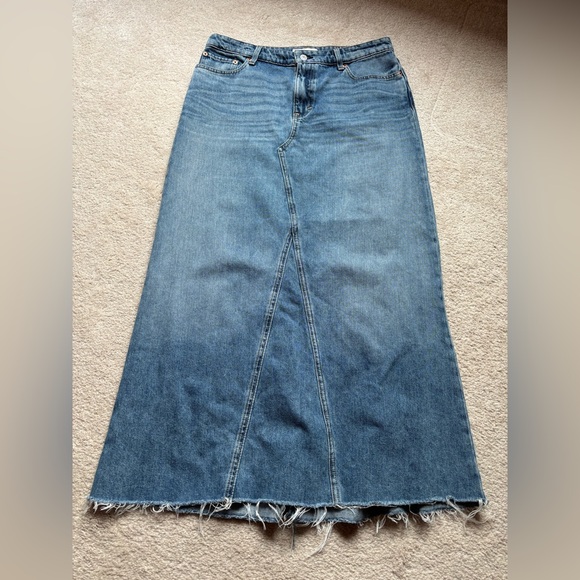 Lucky Brand Dresses & Skirts - Lucky Brand Long Denim A line Skirt size 29